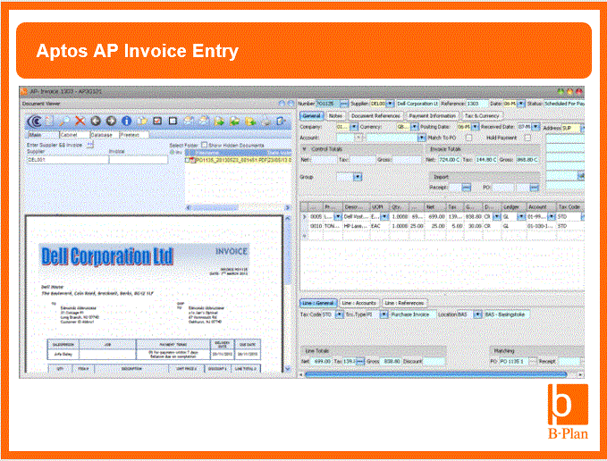 Aptos AP Inv Entry 1